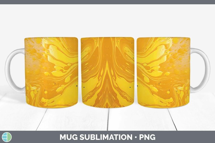 GorgeousPaint Pour Mug Wrap design.