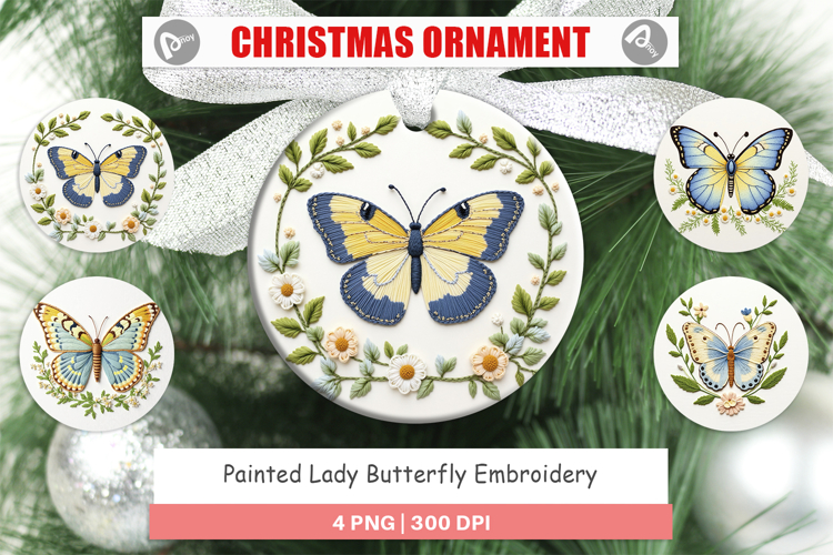 Butterfly Embroidery Image 17
