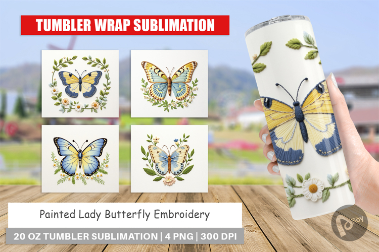 Butterfly Embroidery Image 10