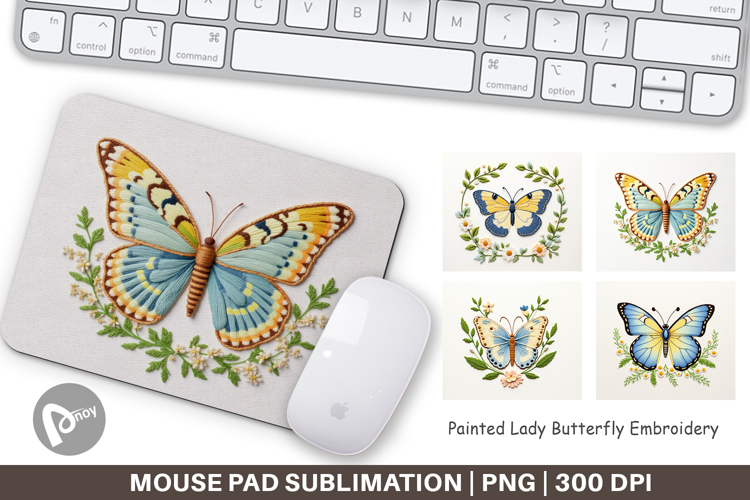 Butterfly Embroidery Image 9