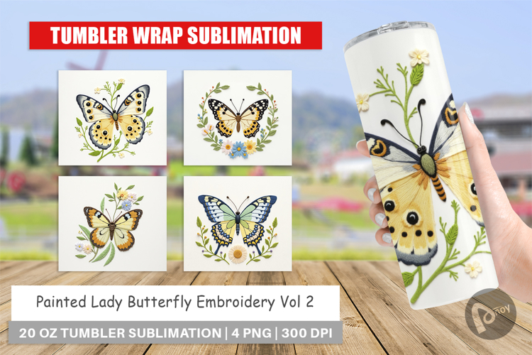Butterfly Embroidery Image 8
