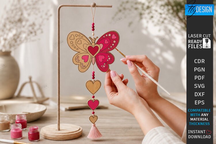 Butterfly Painting Craft Laser Cut | DIY Kids (6919251)