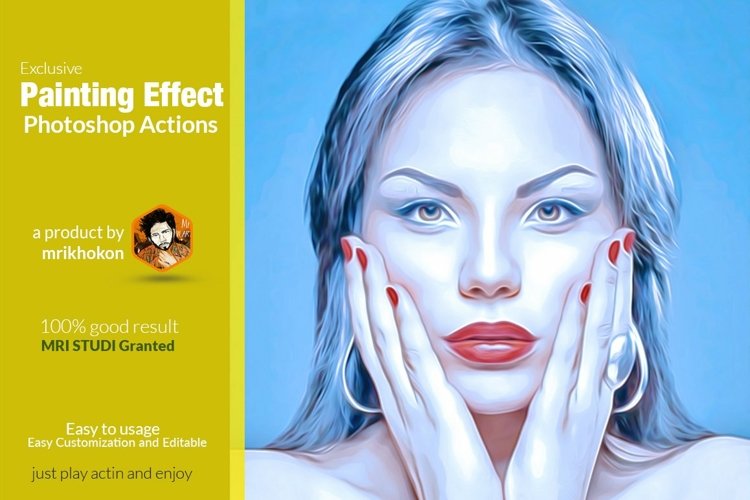 Painting Effect Photoshop Action example image 1