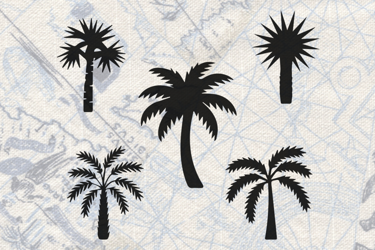 Palm Trees Bundle SVG