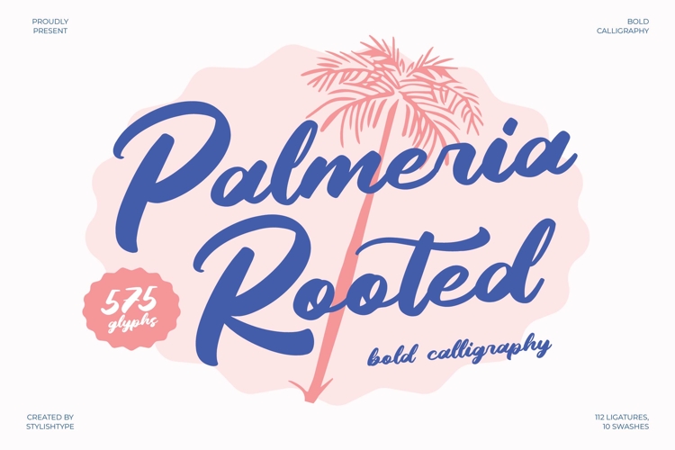 Palmeria Rooted - Bold Calligraphy Font