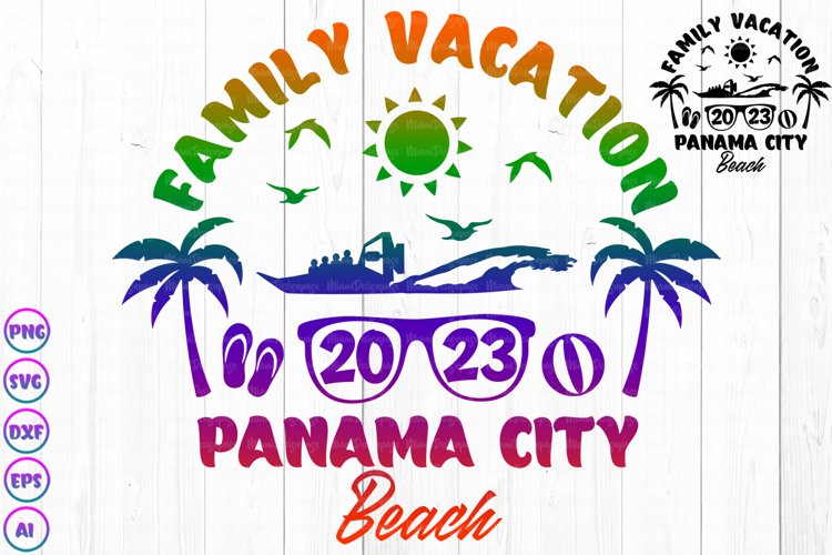 Panama City Beach Family Vacation 2023 Svg, Png