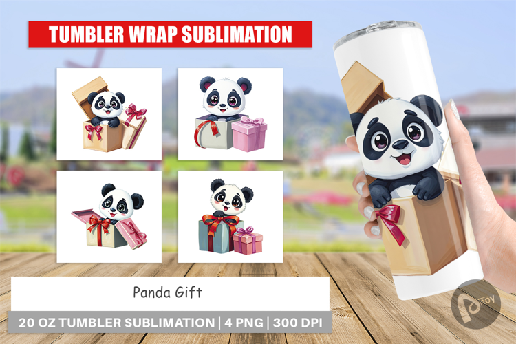 Tumbler Panda Gift