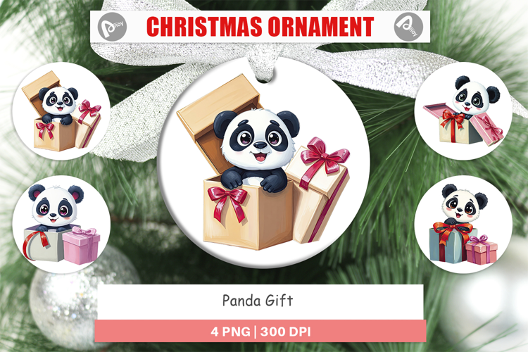 Ornament Panda Gift