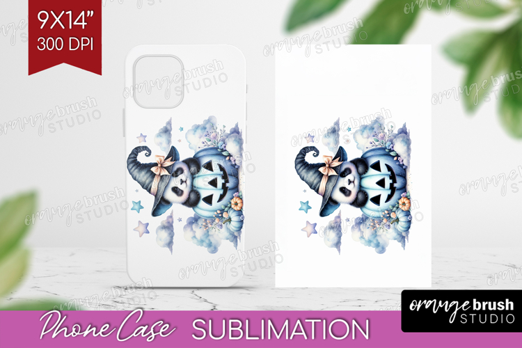 Panda Halloween Phone Case PNG Coquette Case PNG Sublimation