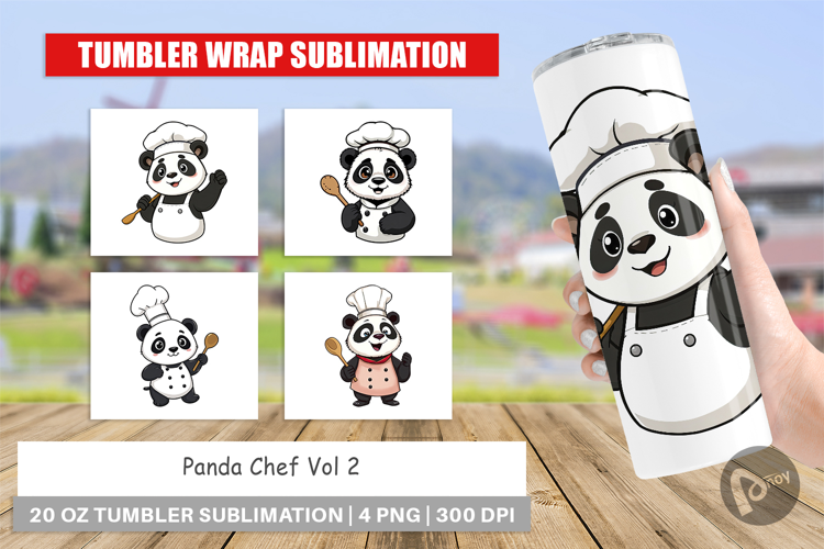 Tumbler Chef Panda