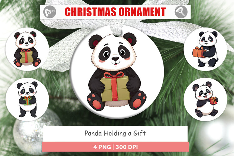 Ornament Gift Panda example image 1