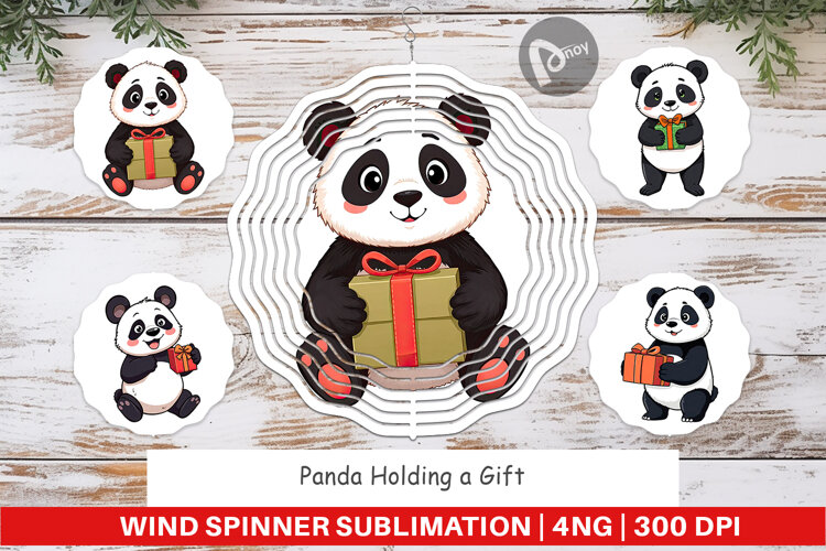 Wind Spinner Gift Panda example image 1