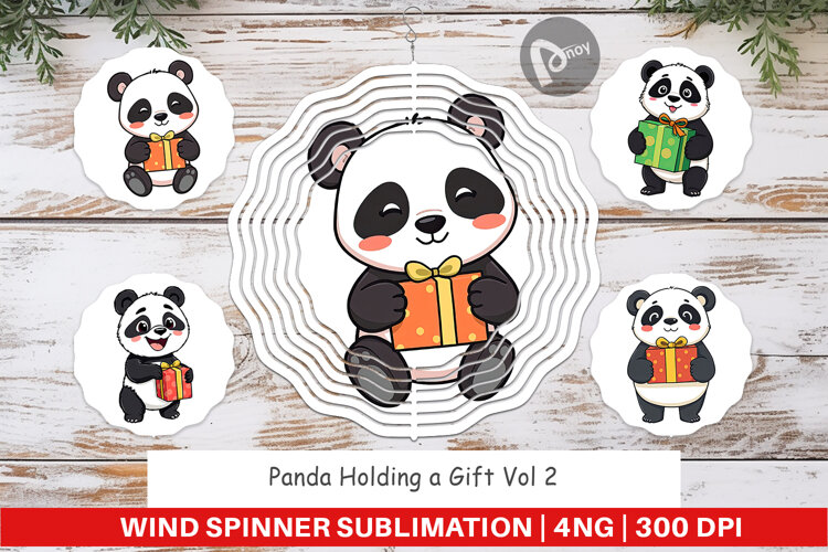 Wind Spinner Gift Panda example image 1