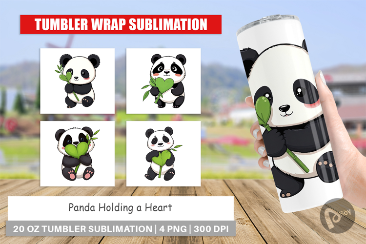 Tumbler Love Panda