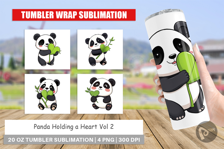 Tumbler Love Panda