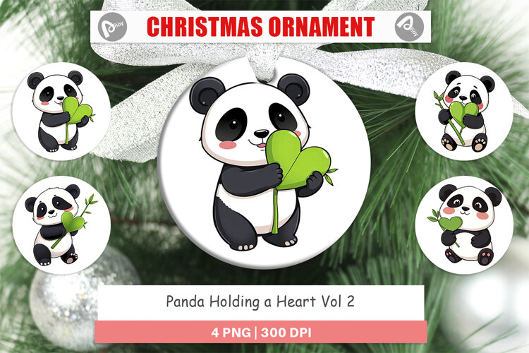 Ornament Love Panda example image 1