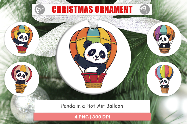 Ornament Balloon Panda