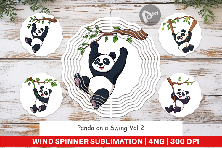 Wind Spinner Swing Panda