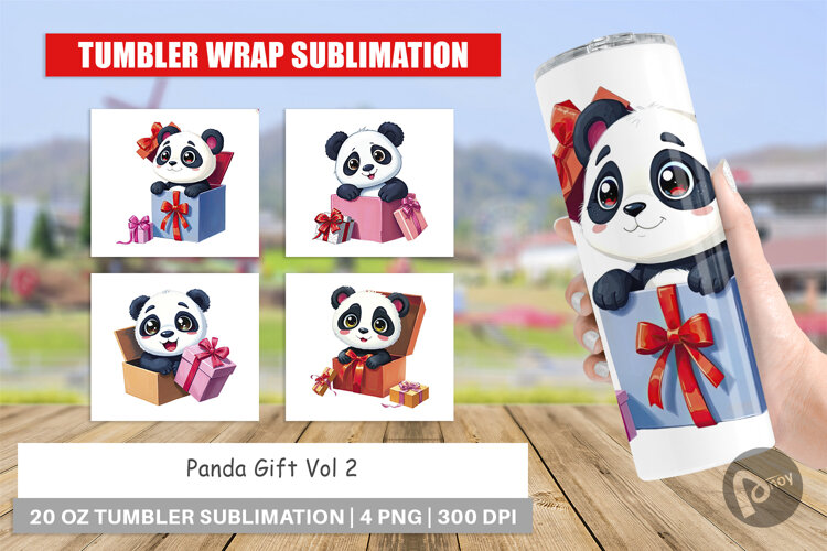 Tumbler Panda Gift example image 1
