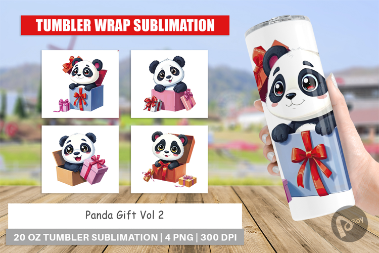 Tumbler Panda Gift