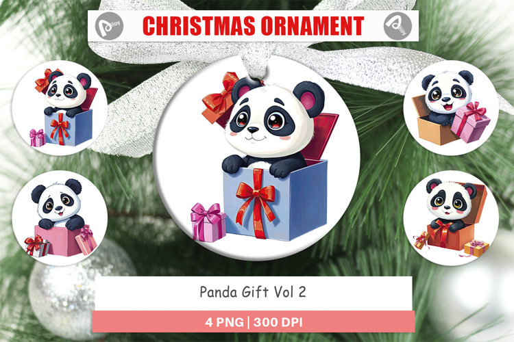 Ornament Panda Gift