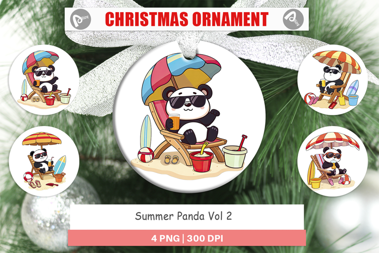 Ornament Summer Panda