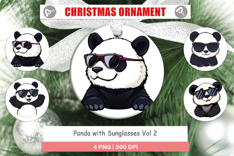 Ornament Cool Panda example image 1