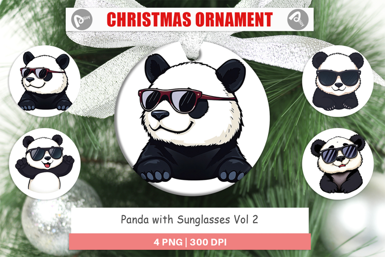 Ornament Cool Panda