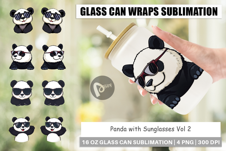 Glass Can Cool Panda