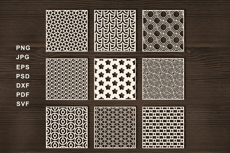 Laser cut Panel SVG for Crafters. Rhombus, Arabic ornate example image 1