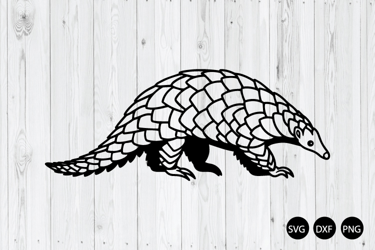 Pangolin SVG, Pangolin Silhouette SVG, Animal SVG