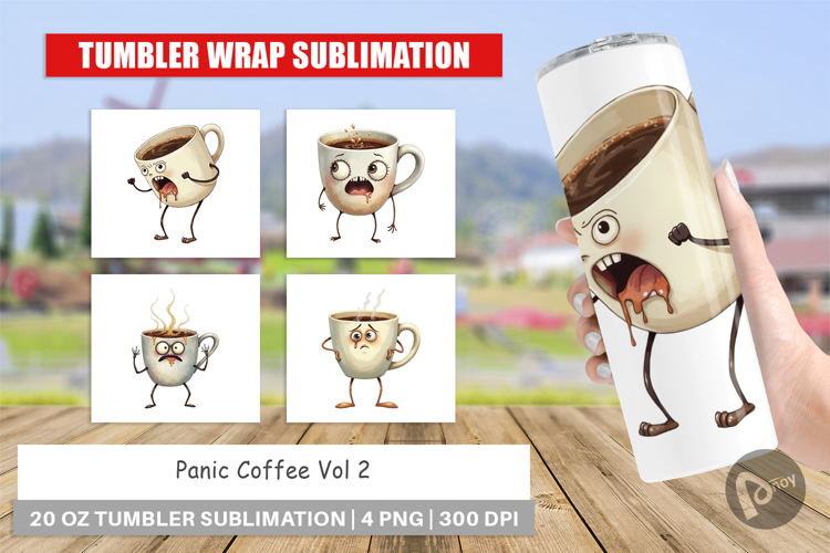 Tumbler Panic Coffee