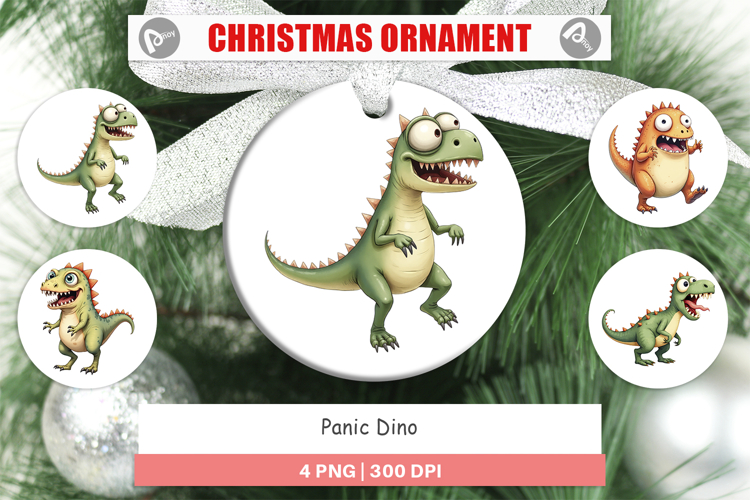 Ornament Panic Dino