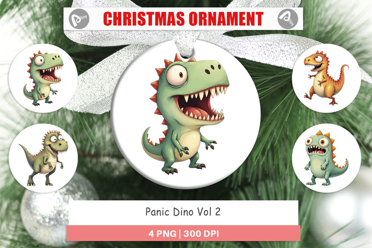 Ornament Panic Dino