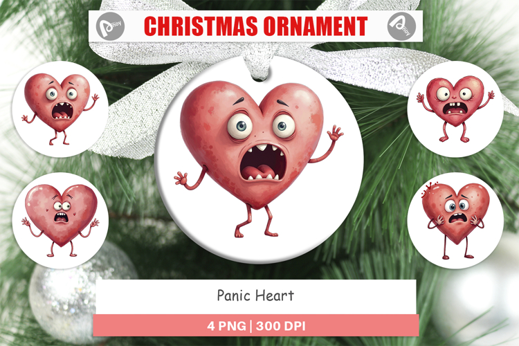 Ornament Panic Heart