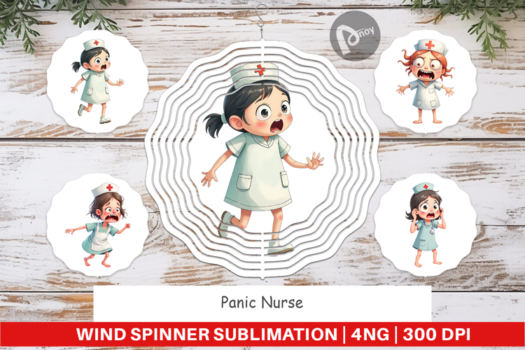 Wind Spinner Panic Nurse
