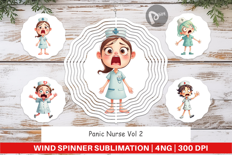Wind Spinner Panic Nurse