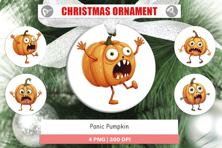 Ornament Panic Pumpkin