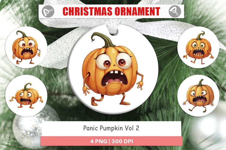 Ornament Panic Pumpkin