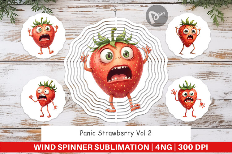 Wind Spinner Panic Strawberry example image 1
