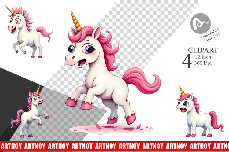 Unicorn Clipart Image 17