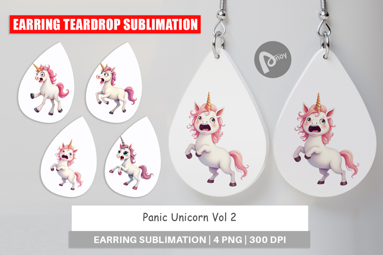 Earring Panic Unicorn