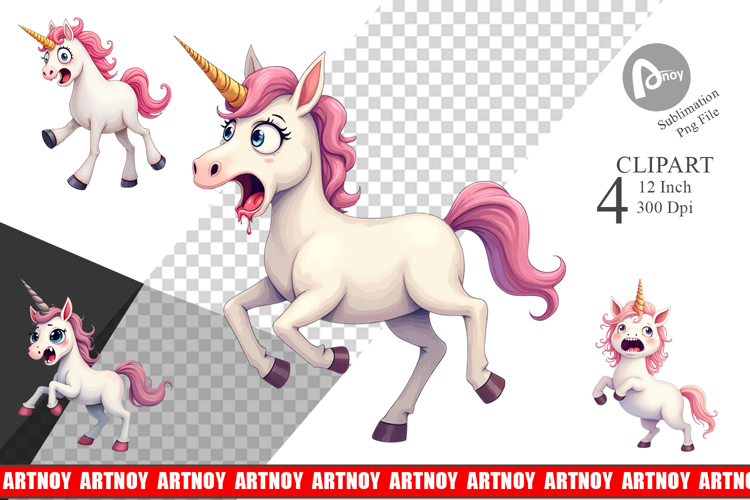 Unicorn Clipart Image 16