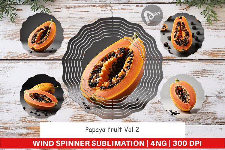 Wind Spinner Papaya fruit