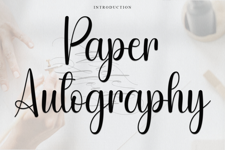 Paper Autography