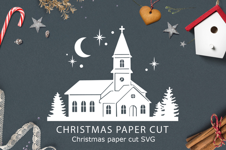 Christmas paper cut / Christmas SVG File