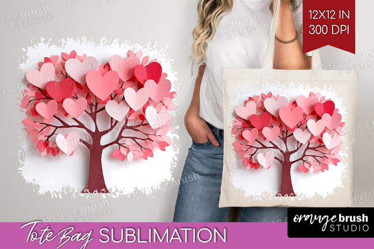 Valentine Papercut Tote Bag - Couple Animals Tote Bag PNG