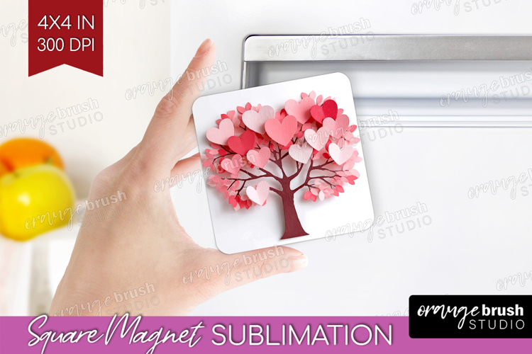 Valentine Papercut Magnet Sublimation - Couple Animals PNG