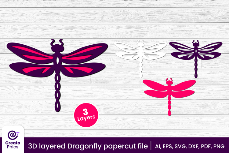 Dragonfly Clipart Image 3