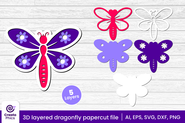 Dragonfly Clipart Image 9